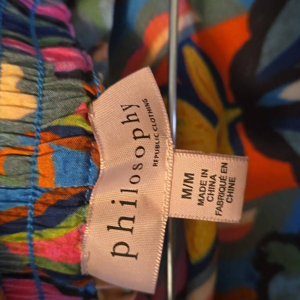 Philosophy Patterned Pilazzo Pant - Picture 8 of 9